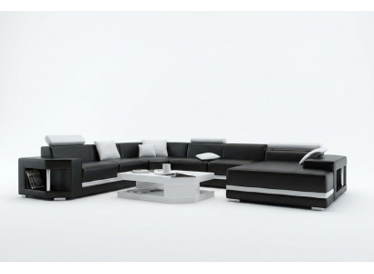 Eckcanapé Polster Wunnlandschaft Canapé Sofa Wunnlandschaft UForm Sëtz Ecke PH2673