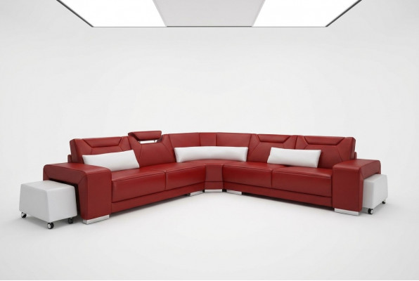 Wunnlandschaft Polster Eck Eck Sofa Canapé Garnitur Landschaft Lieder Sëtz PH739