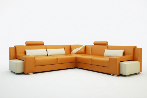Wunnlandschaft Polster Ecke Ecksofa Sitz Couch Garnitur Landschaft Lieder V015B