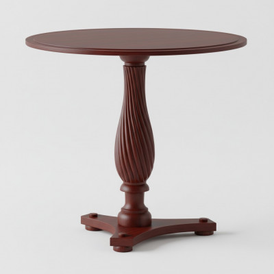 Massivholz Holz-Dësch Klassesch Dëscher Dësch Iessdësch Rond-Dësch Royal - Modell ZB-3