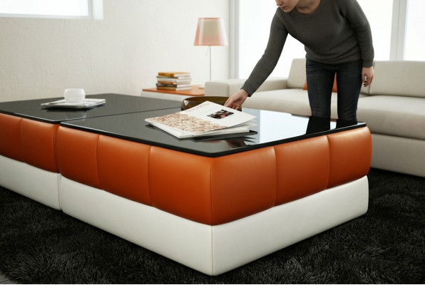 Designer Canapé Dësch Polstersëtz Dësch Lieder Glas Dëscher Glasdëscher #SBA1A