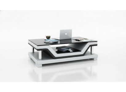 Designer Couchtisch Polster Dësch Lieder Glas Moderne Dëscher #SB3009