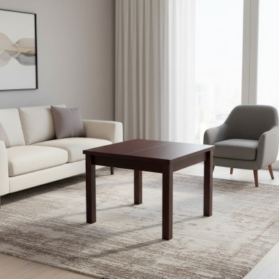 Dësch Iessen Dësch Holzdësch XXL Konferenzdësch 100 x 100cm Auszéibar 100x250 cm