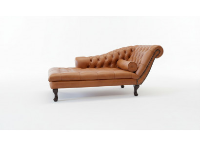 Chesterfield Chaiselongue Liicht Ottoman Sofa Echt Lieder Relaxiestull Nei