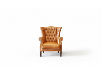 Chesterfield Ouerensessel Sessel Polster Fernseh Büro Canapé 100% Echt Lieder