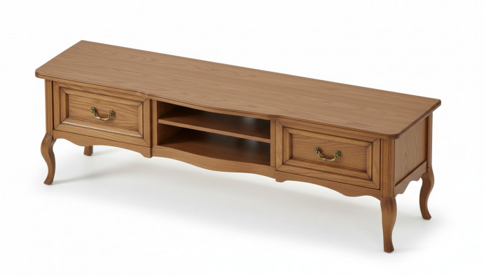 Klassesch TV-Säitbord Eechten Holz Kommode Board Schaf Kommoden Nei PR-RTV-D