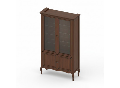 Schaf Klassesch Vitrin Vitrineschaf Massivholz Echtholz - Modell PR-W2