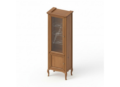 Schaf Echt Holz Massivholz Klassesch Vitrine Vitrinenschaf-Modell PR-W 1-2