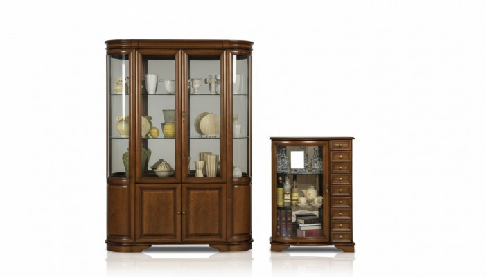 Klassesch Vitrine Kommode Vitrine Kommoden 2 Vitrinen Landhaus Royal Zefir 2