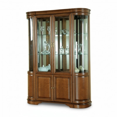 Massivholz Handaarbecht Rustikal Schaf Klassesch Vitrinneschaf Vitrine-Z-W2