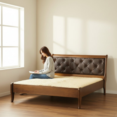 Klassesch Bett Better Eebett Duebelbett Holzbett Landhausmodell N-Bett T