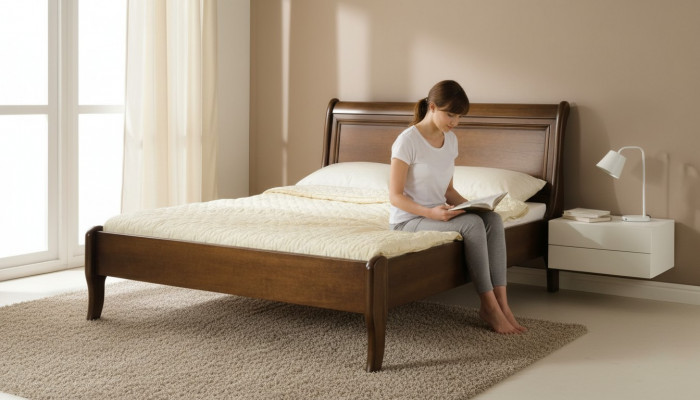 Klassescht Bett Better Duebett Duebelbett Holzbett Landhaus - Model N-Bett P