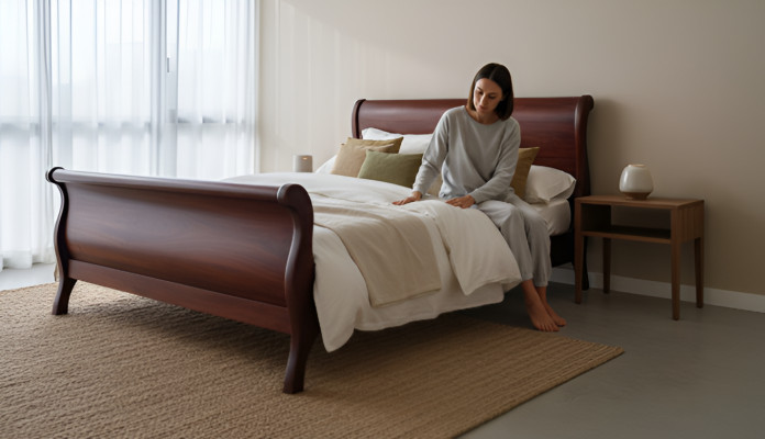 Echt Holz Massiv Kolonialstil Bett 160/180x200cm Better Duebelbett Nei Bestietnes OB