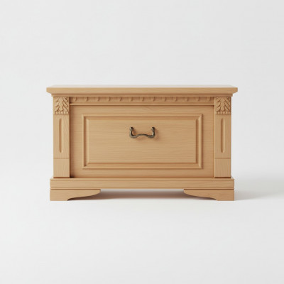 Klassesch Nuetsdëscher Nuetsdësch Nuetskonsolen Dësch Massivt Holz Kolonial Stil