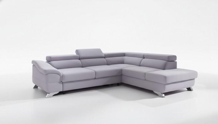 Ecksofa mat Schlooffunktioun Wunnlandschaft Sofa Ecksofa Canapé Eck Polster Garnitur