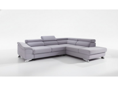 Ecksofa mat Schlooffunktioun Wunnlandschaft Sofa Ecksofa Canapé Eck Polster Garnitur