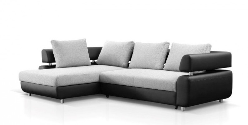 Ecksofa Wunnlandschaft + Bettfunktioun Sofa Ecksofa Couch Eck Polster Garnitur
