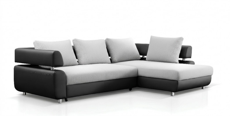 Ecksofa Wunnlandschaft + Bettfunktioun Sofa Ecksofa Couch Eck Polster Garnitur