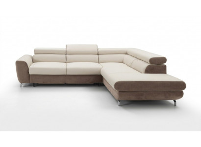 Ecksofa Wunnlandschaft Sofa mat Schlofffunktion Ecksofa Couch Ecke Polsters Garnitur