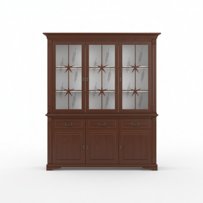 Klassesch Vitrine Vitrine-Schaf Vitrine Glasschaf Schaf Kolonial Nei OK3