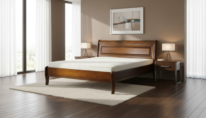 Klassescht Bett Better 140/160/180x200cm Italienesch Miwwelen Duebelbett Bestietnes Nei