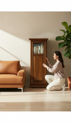 Klassesch Kommode Kommoden Schaf Vitrin Sideboard Massiv Italien Miwwelen Nei