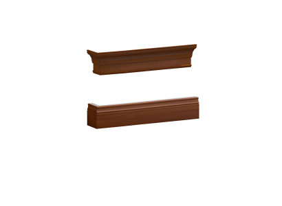 Aussentitelwandkroun fir Kroun oder Sockel Schaf Schranksystem L, R BA-28