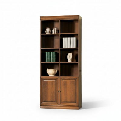 Klassesche Schaf Bibliothéik Schief Regal Vitreine Vitrineschaf Modell SE-3