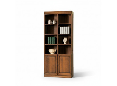 Klassesche Schaf Bibliothéik Schief Regal Vitreine Vitrineschaf Modell SE-3