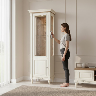 Klassesch Vitrine Kommoden Vitrinen Vitrinenschaf Schaf Glasschaf FL-W1