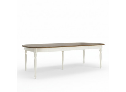 Groussen Dësch Iessdësch Holzdësch Konferenzdësch Auszéiibar 290cm Modell FL-S1