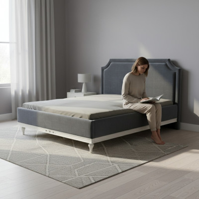Klassescht Bett Better Ehebetten Duebelbett Holzbett Landhaus - Modell FL-B1