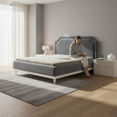 Designerbett Betten Eebett Duebelbett Polsterbett Liederbett - Modell FL-B2
