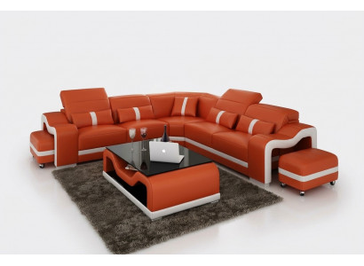 Lieder-Couch Wunnlandschaft Ecksofa Sofa Eck Modern Design Garnitur