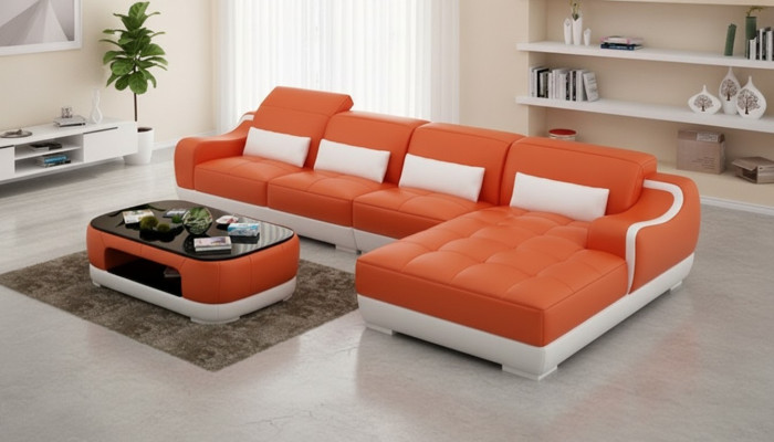 Liederdivan Sofa Couch Wunnlandschaft Eck Ecksofa Moderne Design Garnitur