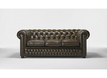Chesterfield 3-Sëtzer XXL Gepolsterte Sëtz Couch Sofa Garnitur Grouss Couche 2016-06