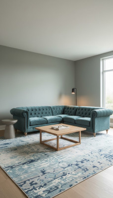 Ecksofa Chesterfield Liederdivan Sofa Couch Textil Stoff Polster Eck Neit