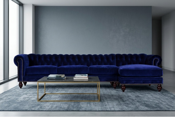 400cm Bix XXL Couch Polster Sëtz Garnitur Textil Lieder Sofa Chesterfield 2016060