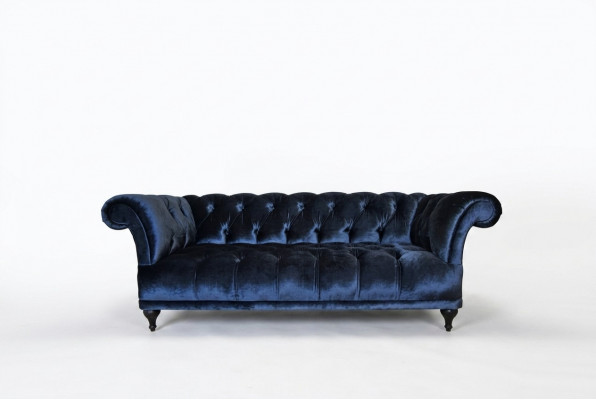Chesterfield Canapé Polsteren Designer Canapéen Sofas Garnitur Textil Stoff Textil 10