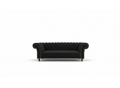 Chesterfield Canapé Pölster Designer Canapéë Canapéë Garnitur Textilstoff Textil 30