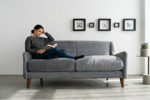 Sofa Stoff Textil Sofa Canapé Bett Designer Garnitur Stoffcanapé Couchen No.33