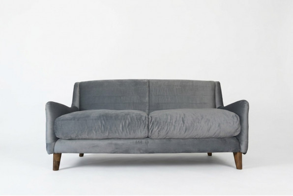 Sofa Stoff Textil Sofa Canapé Bett Designer Garnitur Stoffcanapé Couchen No.33