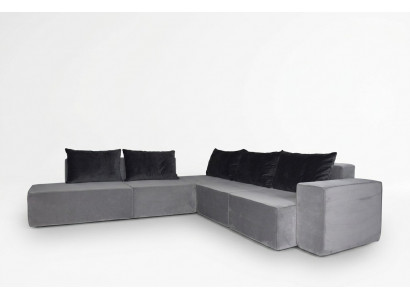 Designer Sofa Ecksofa Stoffsofa System Sofa Textil Samt Eckcanapé Canapé SL Sofa 2