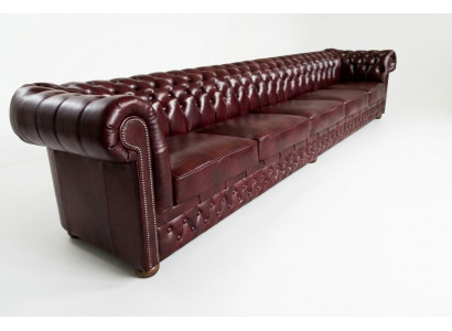 Chesterfield Sofa 8-SITZER XXL Gepolstert Designer Canapé Sofa Garnitur Sofa Nei