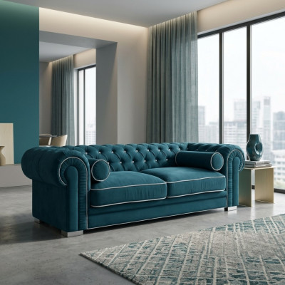 Chesterfield Sofa 3-Sëtz Polster Designer Couchen Sofas Garnitur SL Sofa