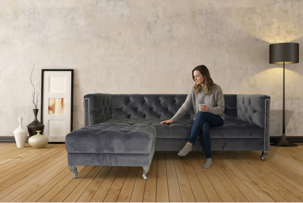 Chesterfield Sofa 3-SËTZZËCH Polsters Designer Couchen Sofas Garnitur SLIII Sofa №3