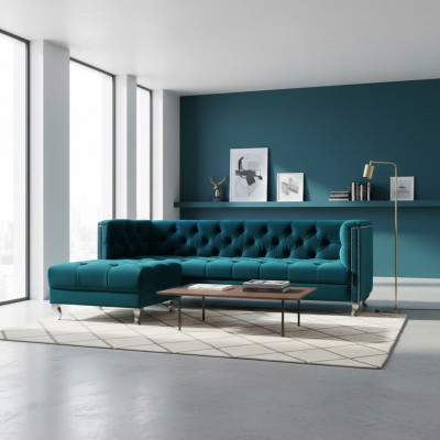 Chesterfield Canapé Polster Designer Canapéë Sofas Garnitur Canapé SLIII Canapé №9