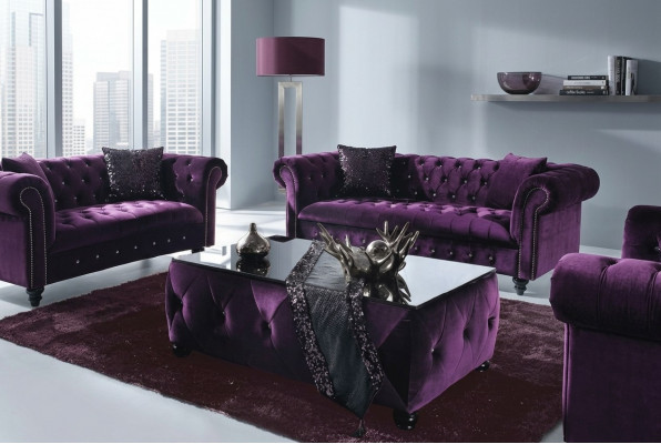 Chesterfield Canapé Polster Designer Canapéë Sofa Garnitur Canapé SLIII Canapé №11