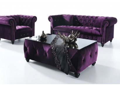 Chesterfield Canapé Polster Designer Canapéë Sofa Garnitur Canapé SLIII Canapé №11