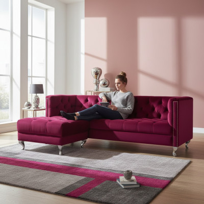 Chesterfield Canapé Polster Designer Couchen Canapé Garnitur Canapé SLIII Canapé №12